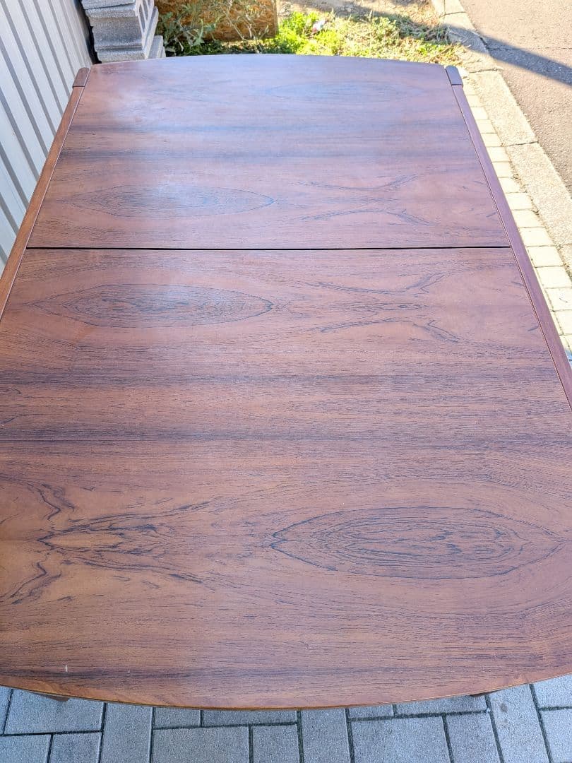 【希少】天童木工 ブラジリアンローズウッド エクステンション ダイニングテーブル