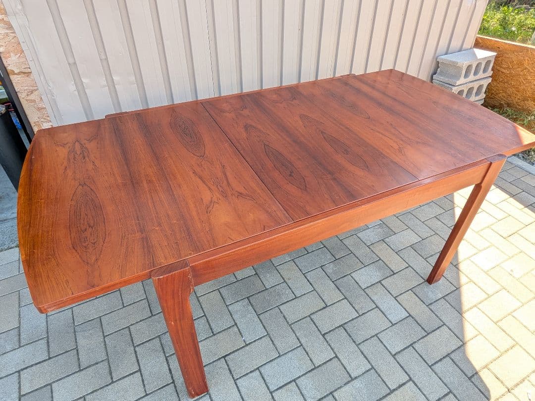 【希少】天童木工 ブラジリアンローズウッド エクステンション ダイニングテーブル