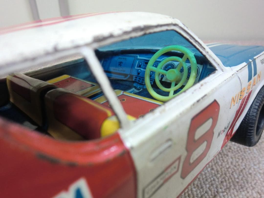 【昭和レトロ】日産 チェリークーペ X1　ブリキ自動車 ヴィンテージ