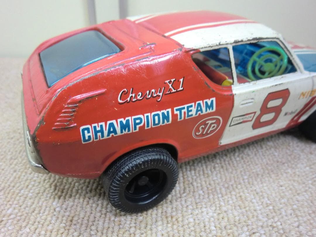 【昭和レトロ】日産 チェリークーペ X1　ブリキ自動車 ヴィンテージ