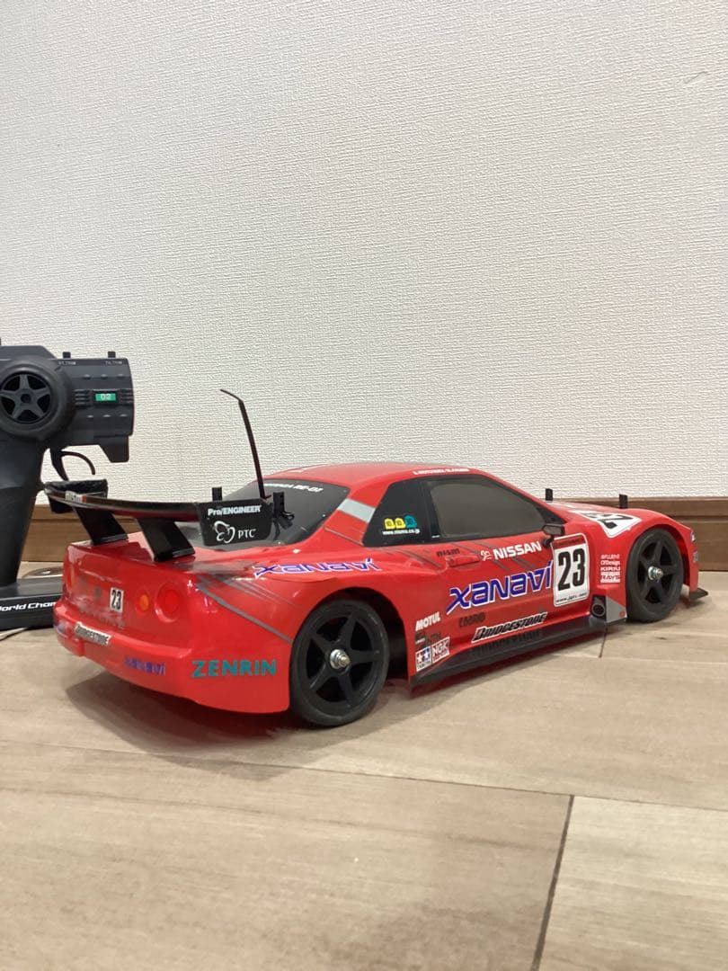 タミヤ　スカイライン　ニスモGT-R R34 TB-02シャーシ 1/10