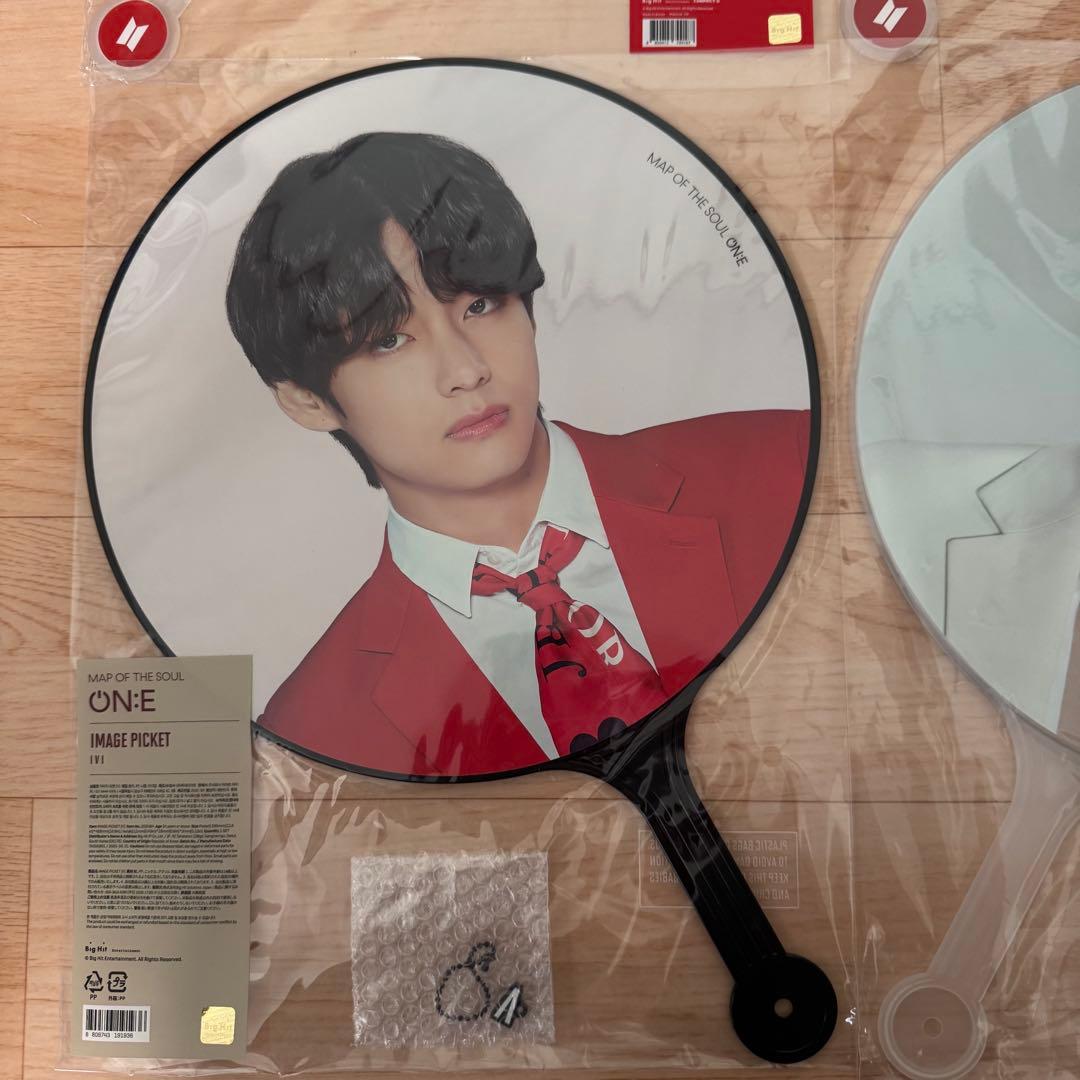 BTS テヒョン テテ うちわ フラッグ プレフォト サマパケダイアリー セット