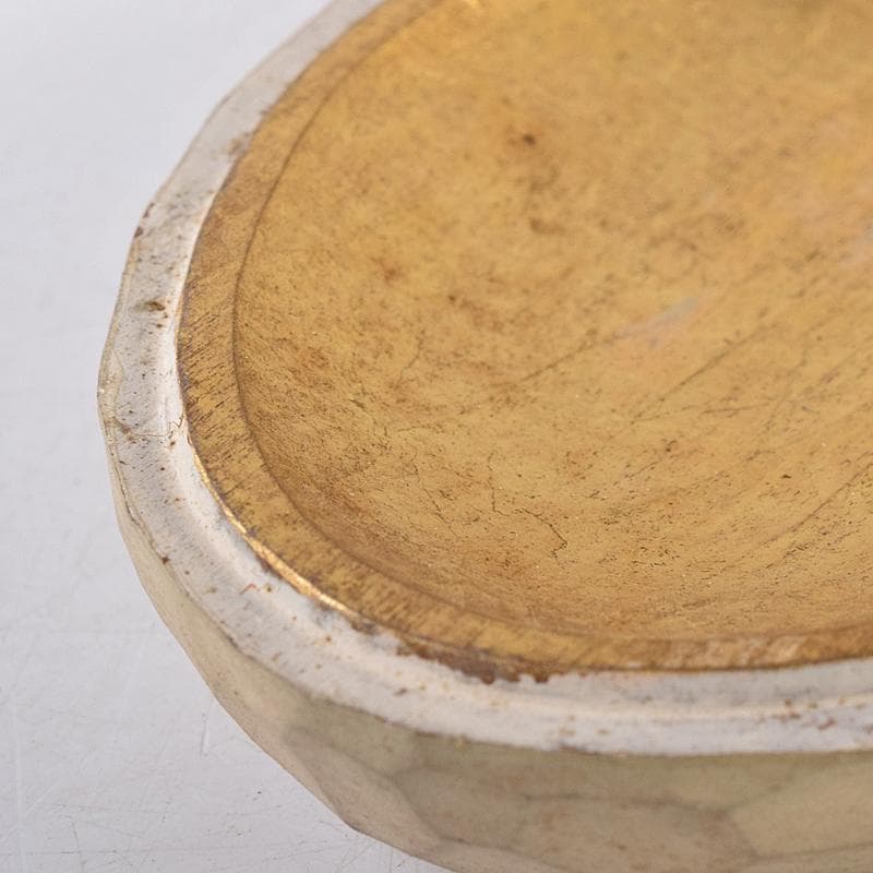 茶道具　西村雅之作　木彫　鶴香合　共箱　V　R8574