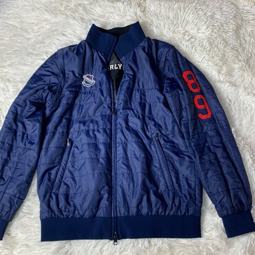 パーリーゲイツ 4WAY リバーシブル ジャケット 黒 ネイビー サイズ2