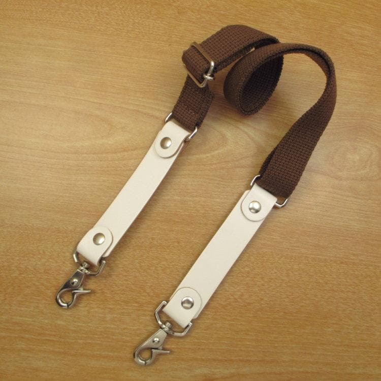 ホワイト＆空色　６丁差し　本革シザーケース　SCA-154/CWD