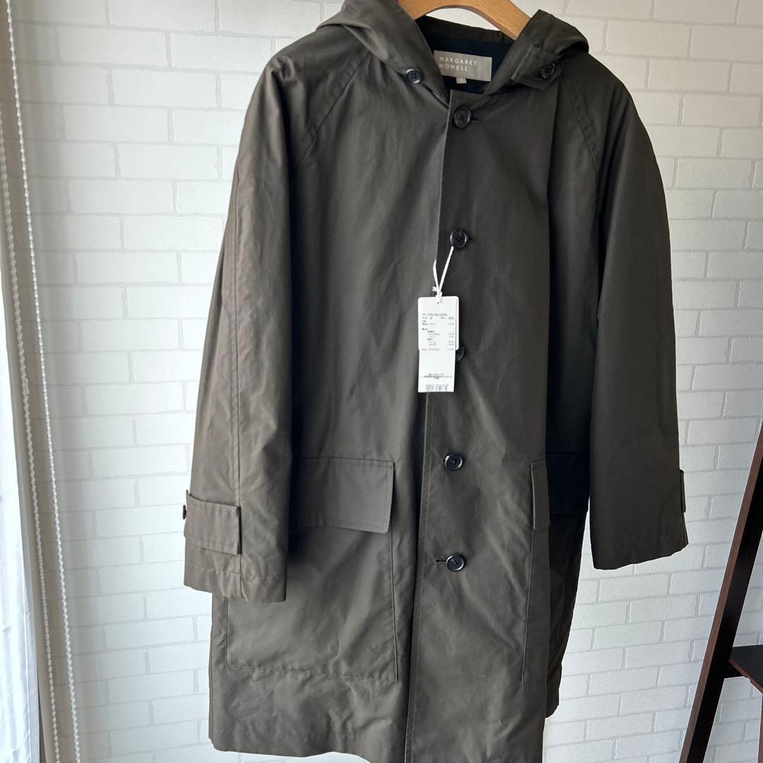 MARGARET HOWELL マーガレットハウエル　コットン　コート　カーキ系