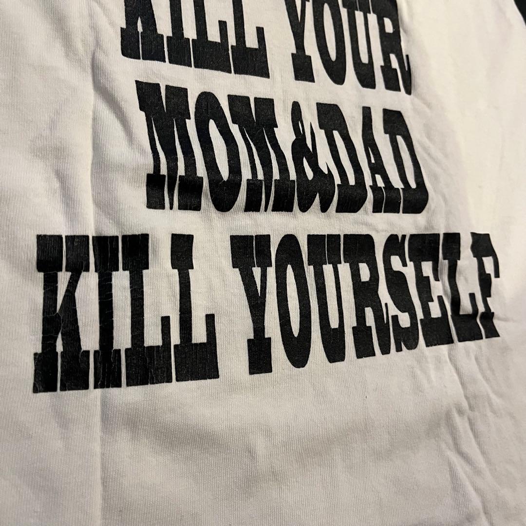 【USA製】90s マリリンマンソン × スヌーピー 7分袖 ラグランTシャツL