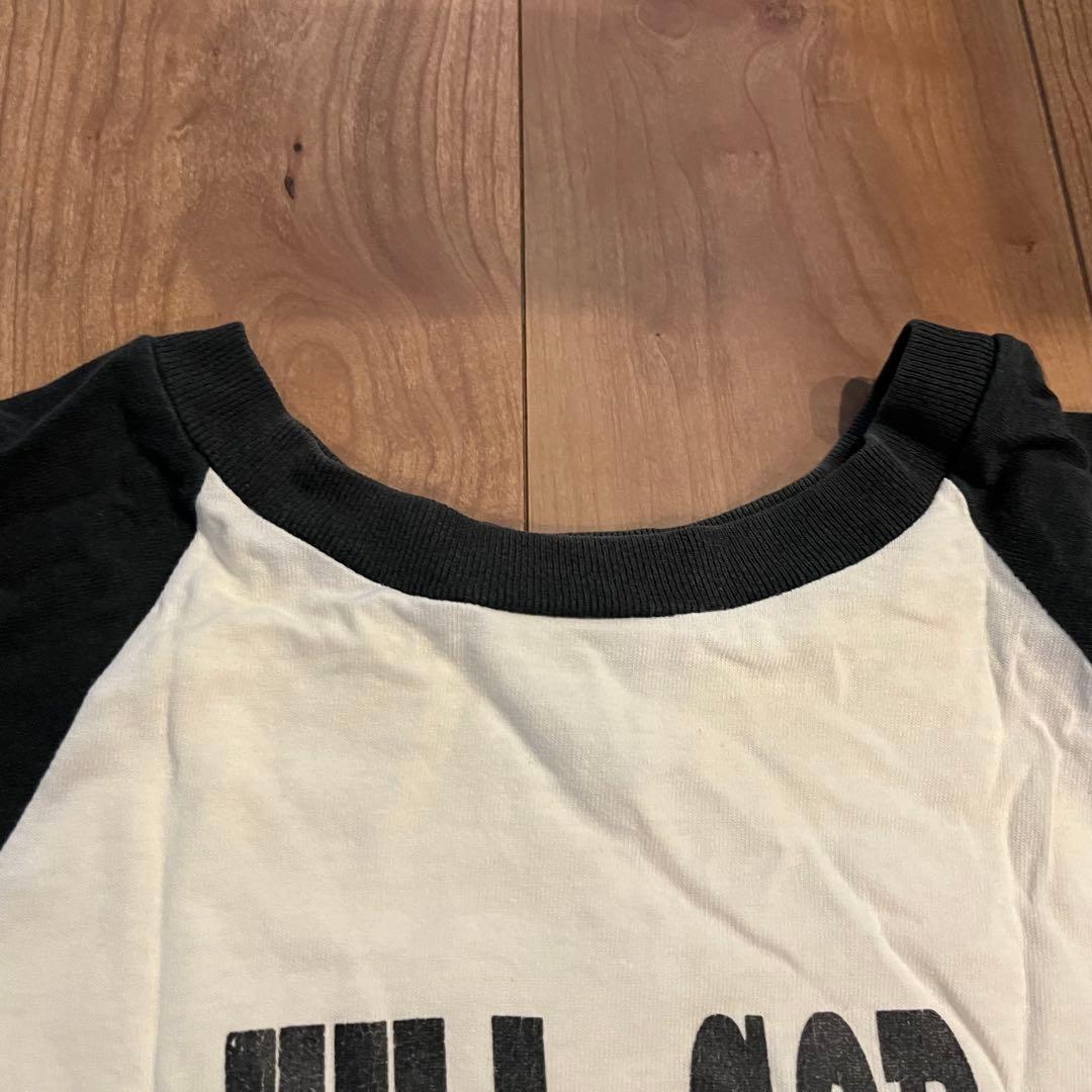 【USA製】90s マリリンマンソン × スヌーピー 7分袖 ラグランTシャツL