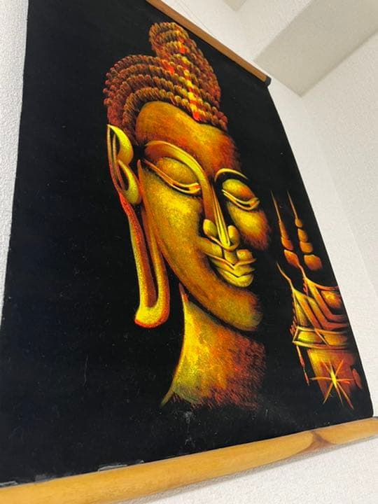 ★掛け軸★タペストリー★タイ★画家直筆★現地購入★