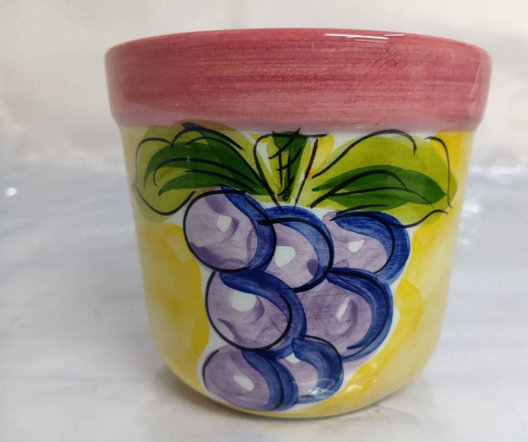 植木鉢 セット ポルトガル製　3鉢　陶器製　ジョウロ スコップ付き アンティーク