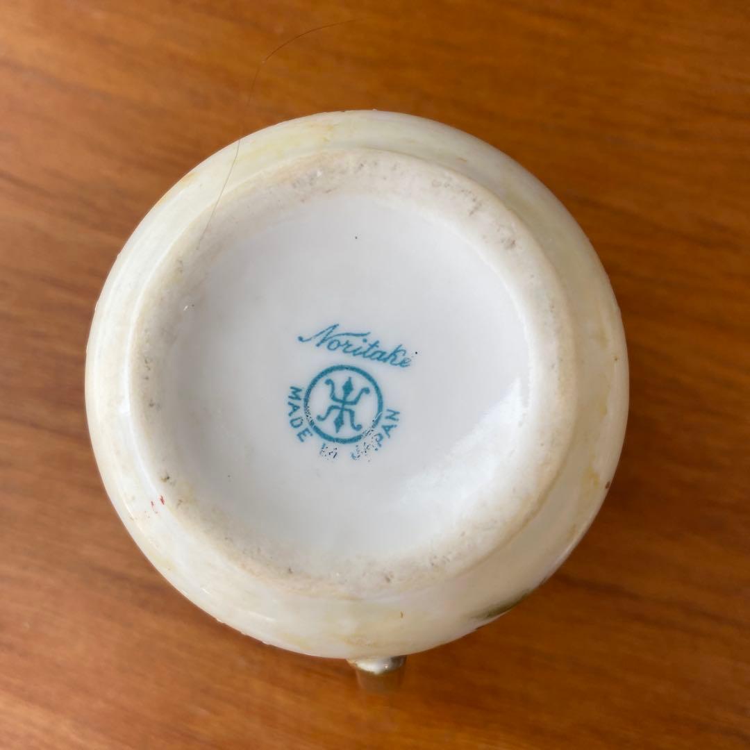 オールドノリタケ　ミルクジャグ　クリーマー　英国里帰り品　人気の着物絵　芸者