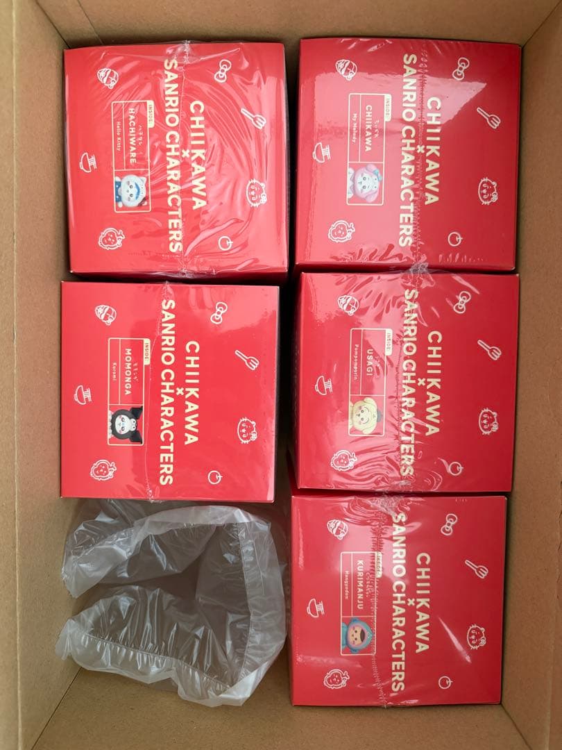 ちいかわ×サンリオ キャラクターズ　きらめっこ　kiramekko 5種