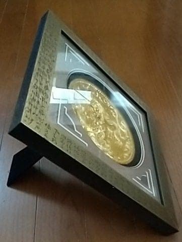 5%寄付◎ 黄金 漆線彫 中国無形文化財 家内安全 出世 金運縁起物