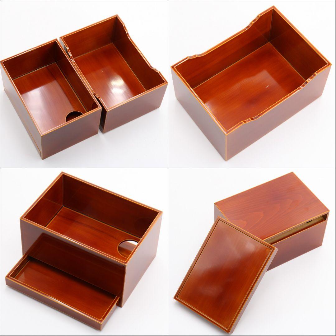 飛騨春慶塗 茶器揃 茶箱 茶筅筒 茶杓 棗 茶碗 巾筒 茶道具　N457　DK1