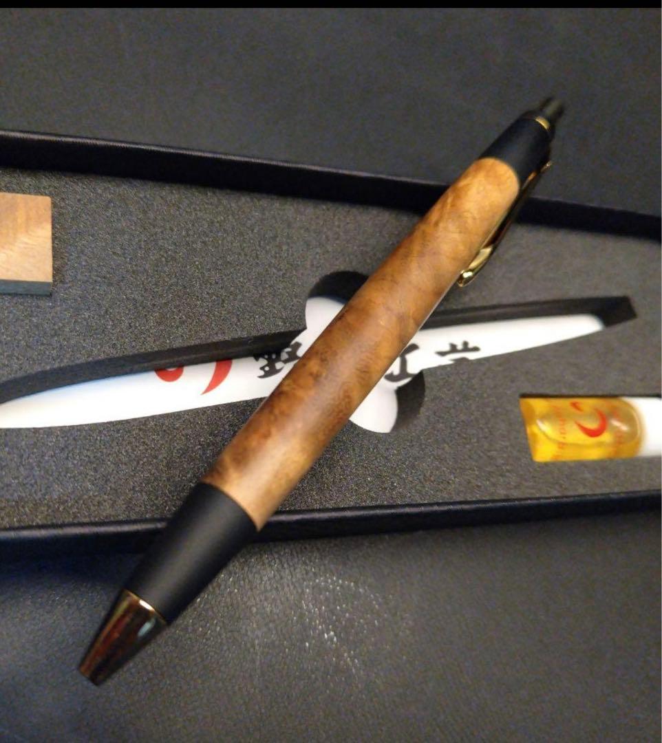 ほぼ新品　野原工芸 シャープペンシル★マーブルウッド