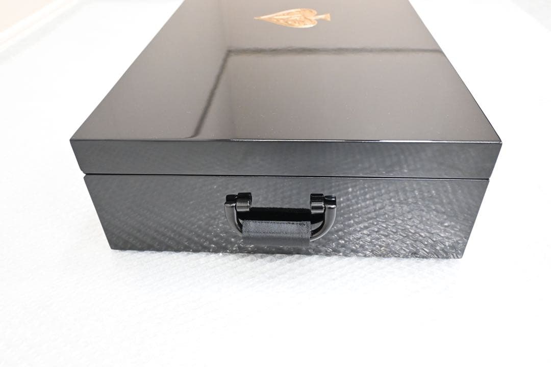 【極美品】 アルマンドアタッシュケース黒木製6本入り