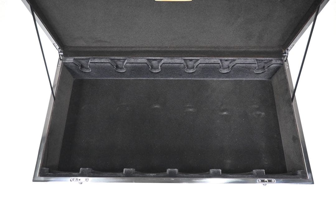 【極美品】 アルマンドアタッシュケース黒木製6本入り