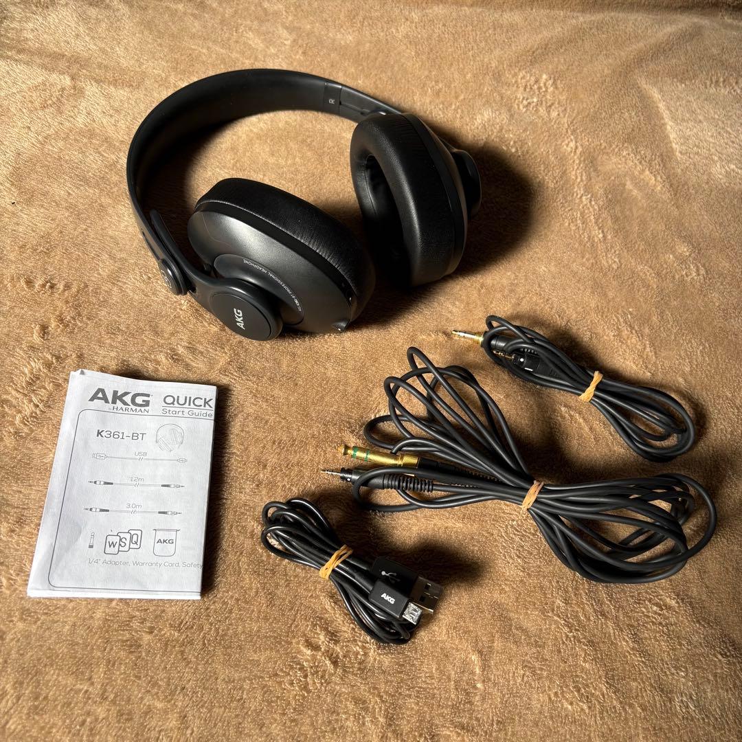 AKG K361 BT-Y3 ワイヤレスヘッドホン 密閉型モニターヘッドホン