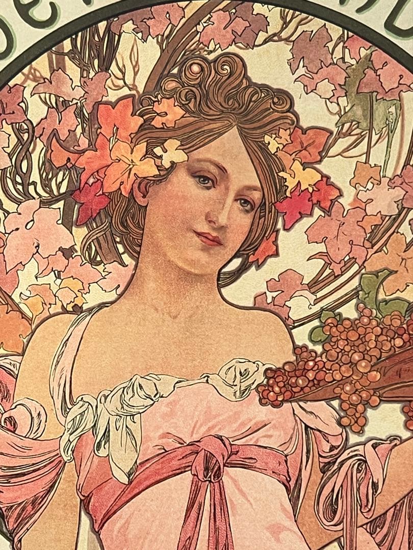 2013年ミュシャ展購入 公式復刻2点セット JOB