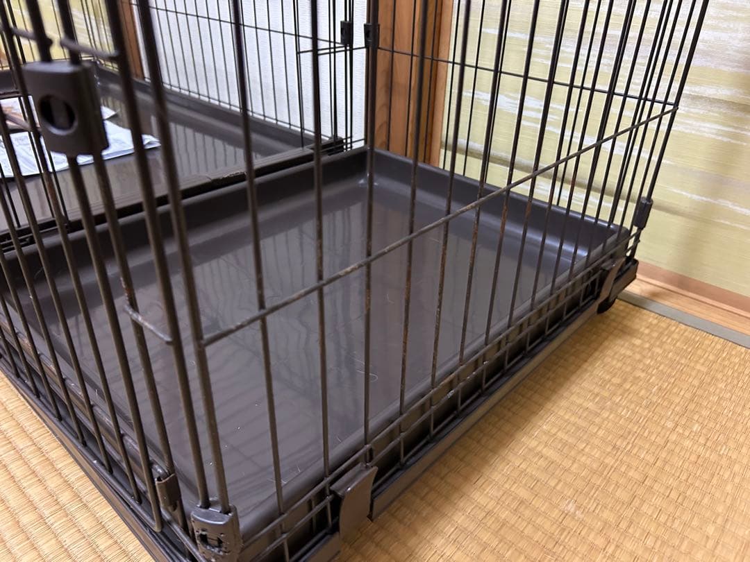 アイリスオーヤマ犬用ペットサークル 2つ連結可能PCS1400V