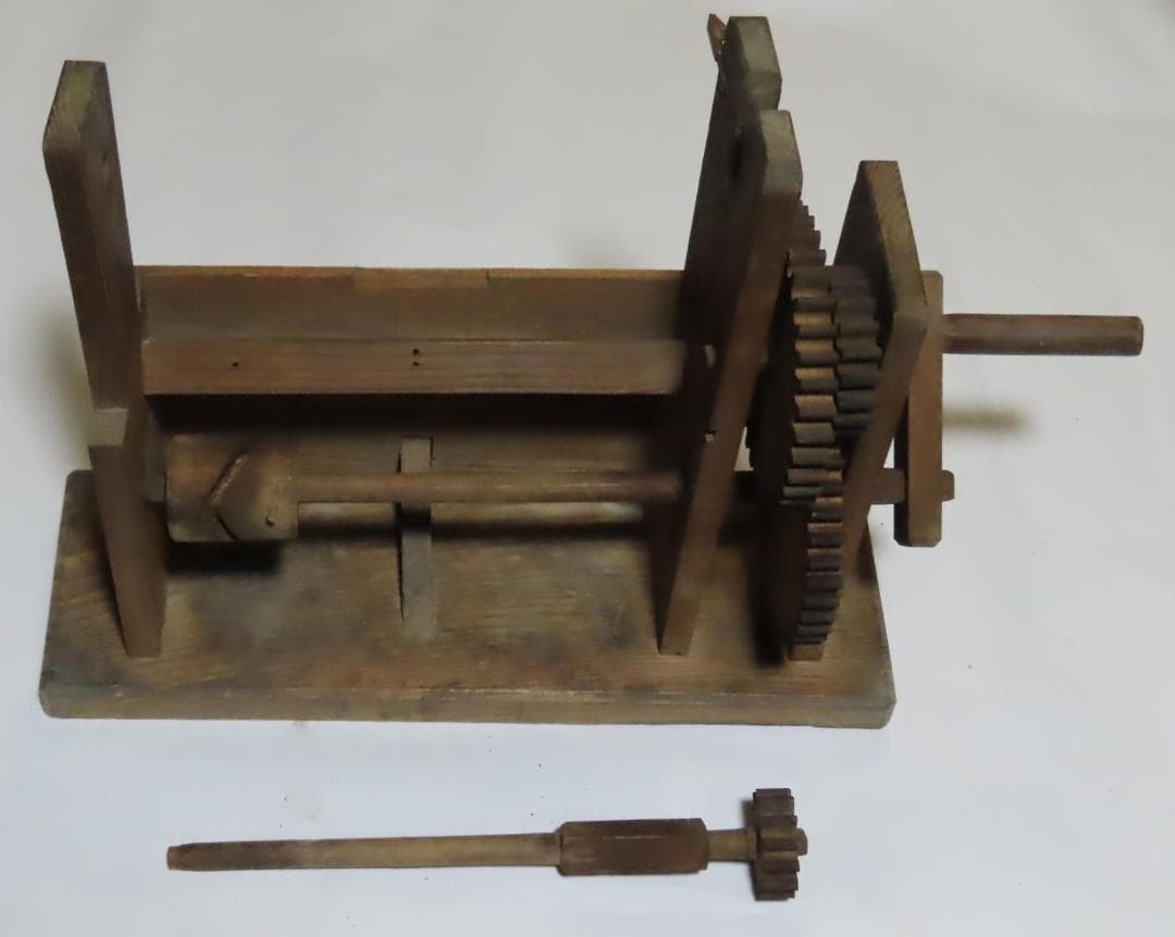 上州座繰り器／木製糸巻き機／アンティーク置物／インテリア