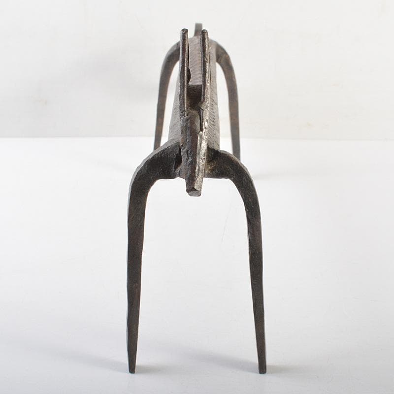 モダンアート　オブジェ　古鉄製　馬　置物　C　R7419