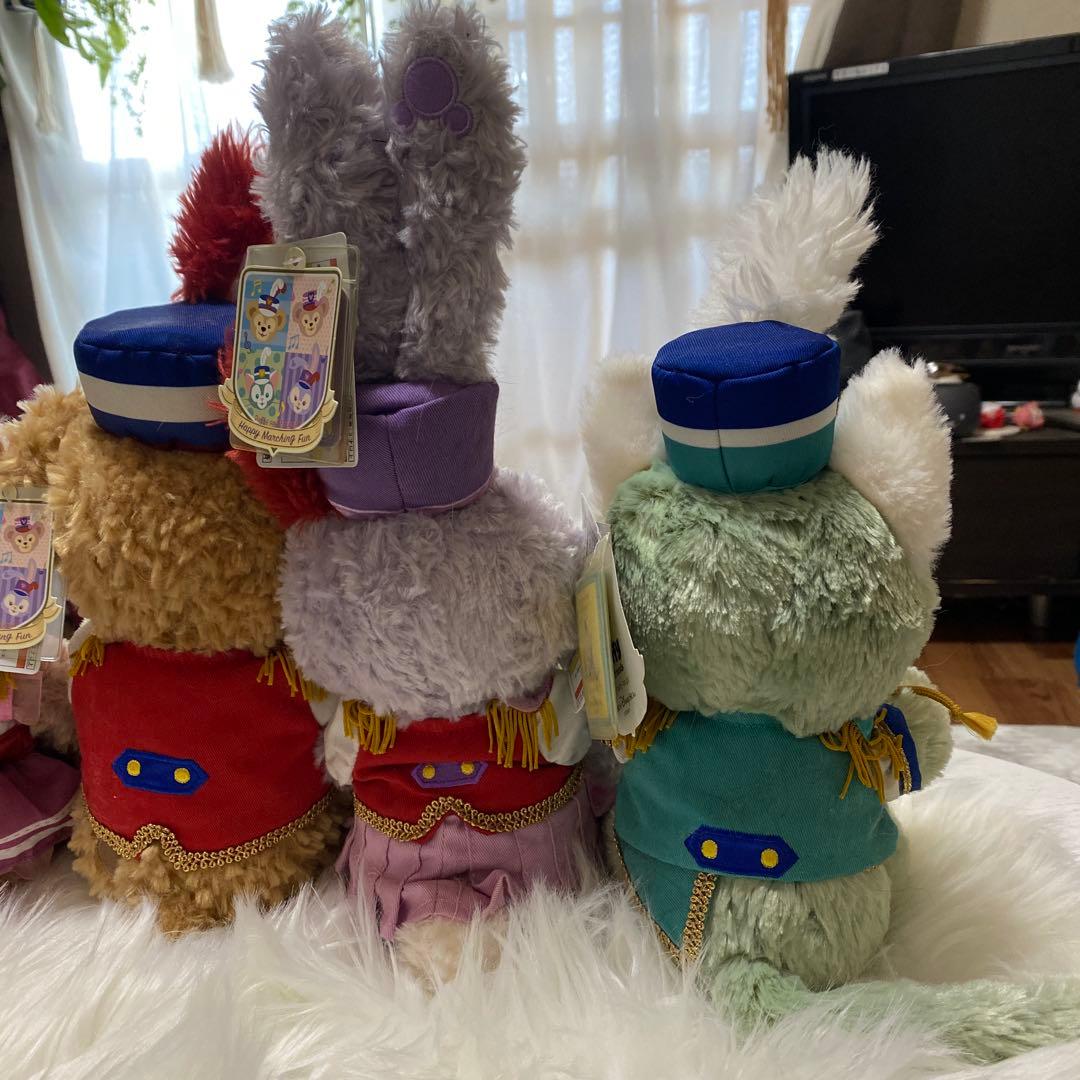 限定値下　ダッフィーフレンズぬいぐるみSS ハッピーマーチングファン 35周年