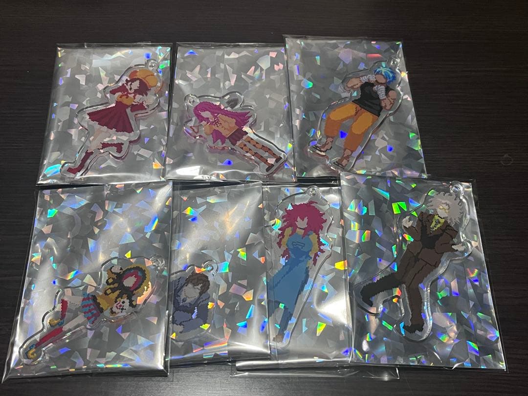 キミガシネ キャラドットアクキー キーホルダー ダミーズ 生存者 7点セット