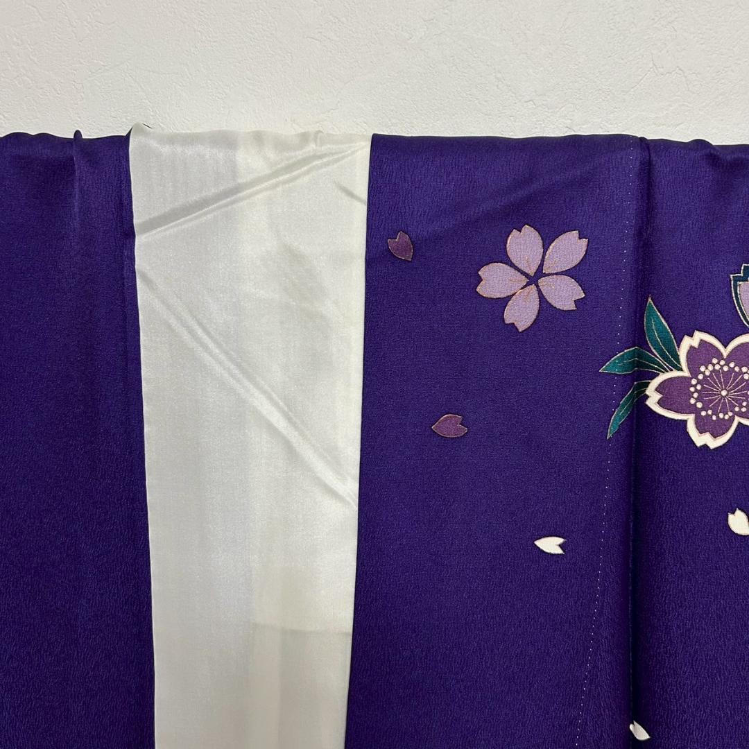 KP1772 振袖 身丈168cm 正絹 着物 成人式 トールサイズ