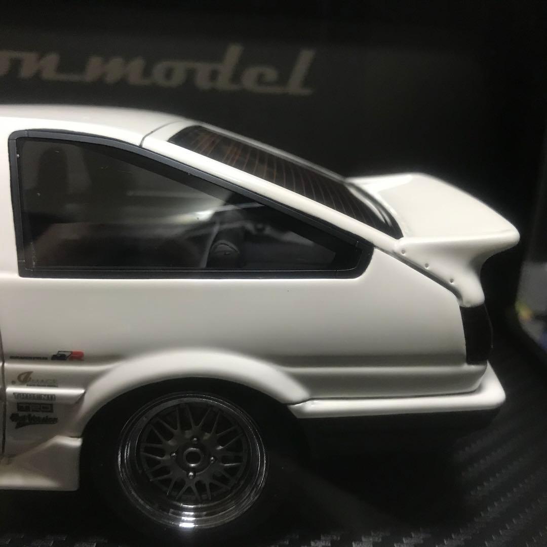 イグニッションモデル 1/18 AE86 3Door ストリート(ホワイト)