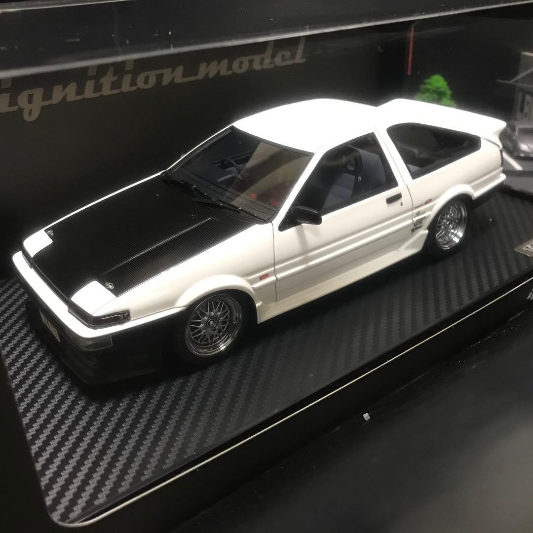 イグニッションモデル 1/18 AE86 3Door ストリート(ホワイト)