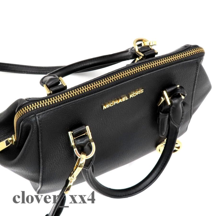 【美品 2021年】マイケルコース ショルダーバッグ 2way ブラック レザー