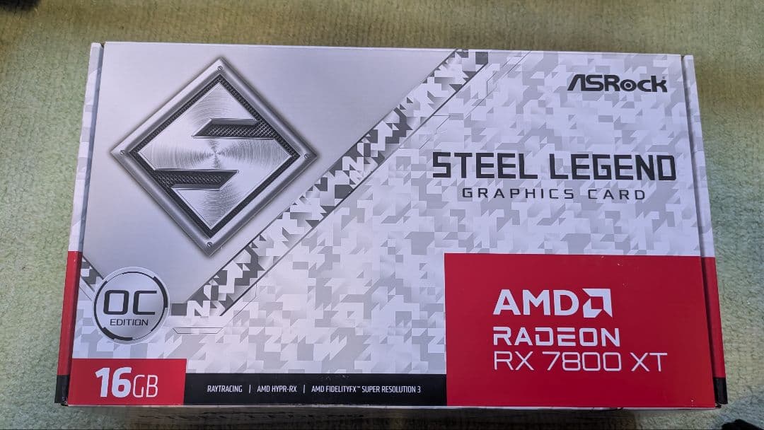 グラフィックボード・グラボ・ビデオカード ASRock Radeon RX 7800 XT 16GB