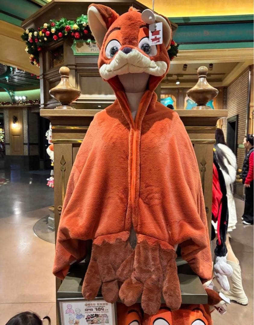 上海ディズニー　ズートピア　ニック　ブランケット　新作　新商品　なりきり