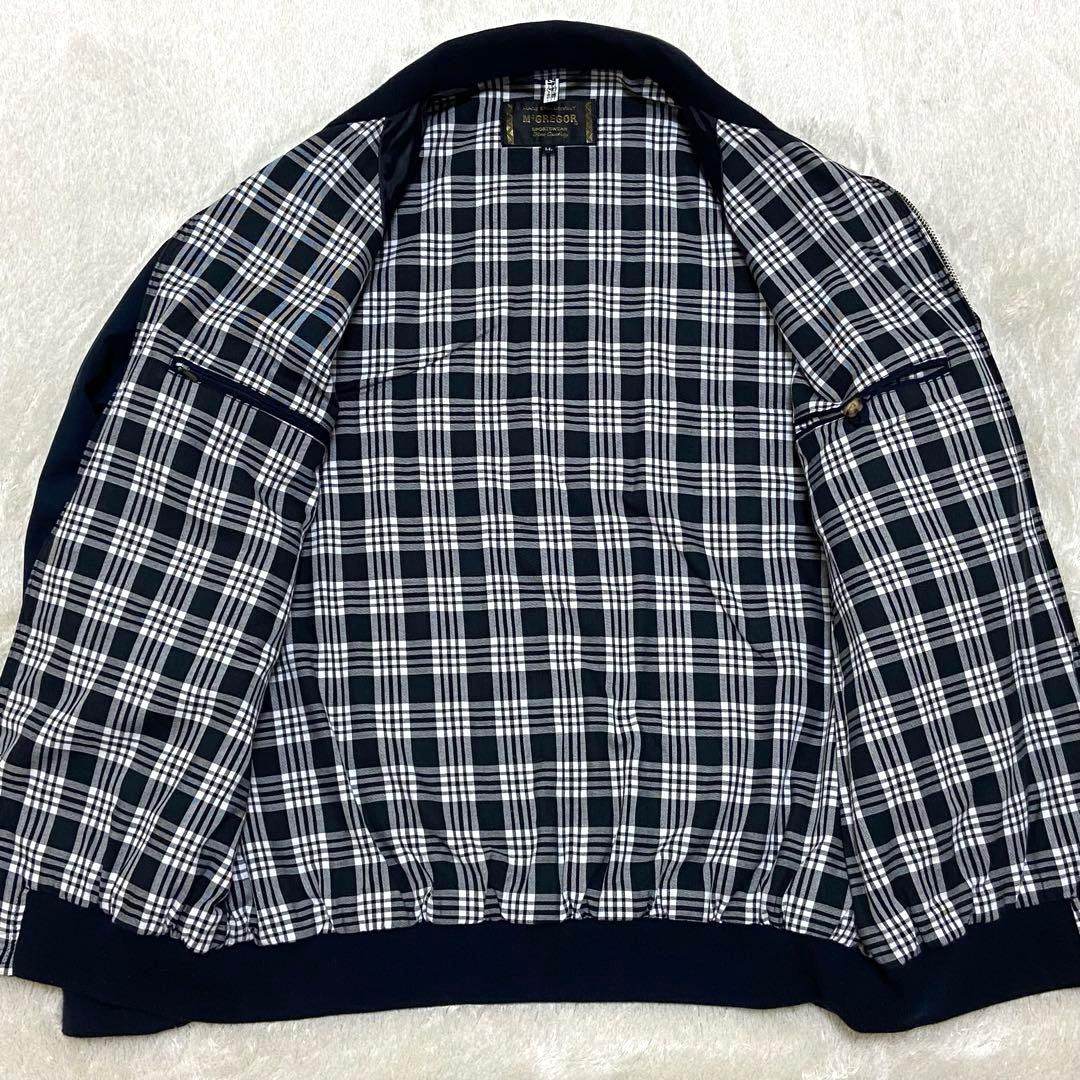 マックレガー スイングトップ ドリズラー ネイビー 裏地チェック G9型 LL