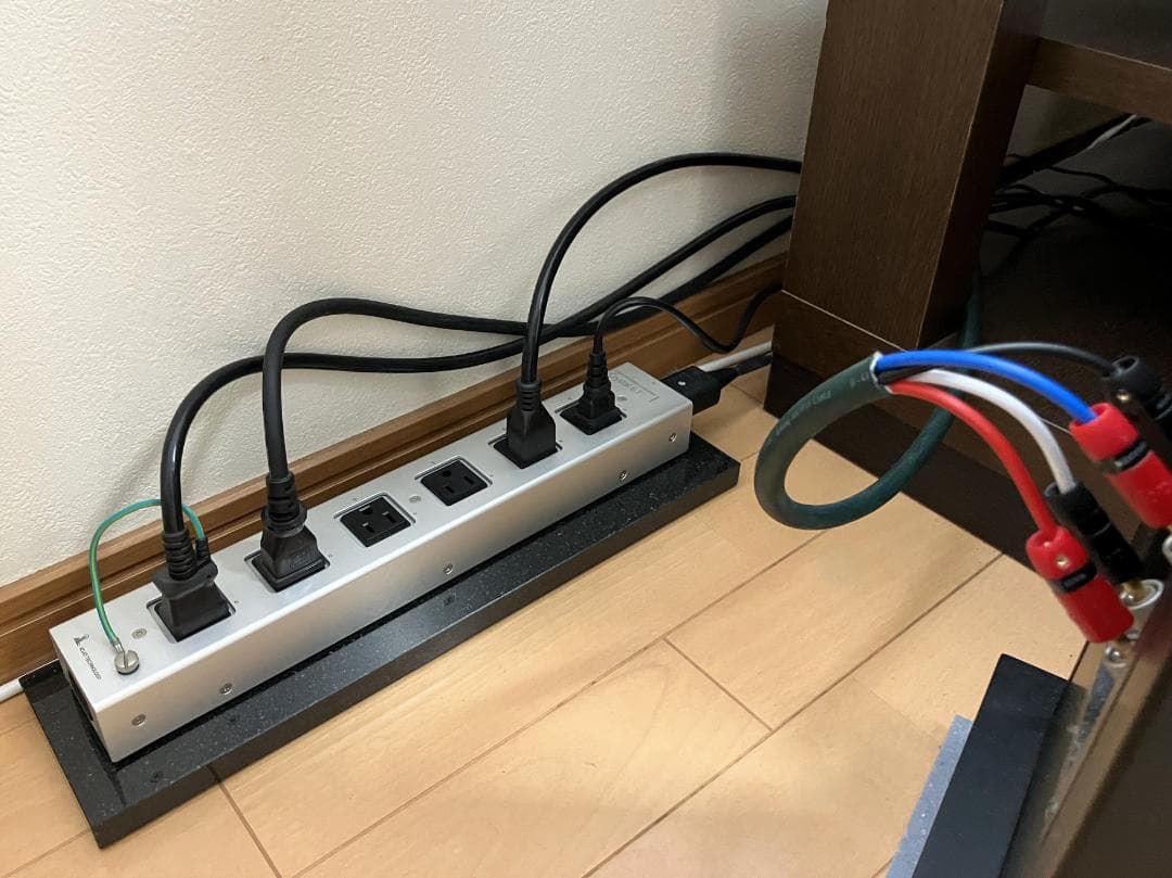 【U-tan】天然黒御影石 特注オーディオボード　2面磨き　4枚　送料込