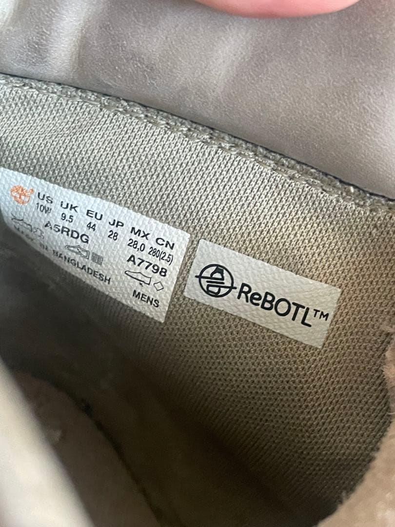 premium timberland グレー　希少　28cm