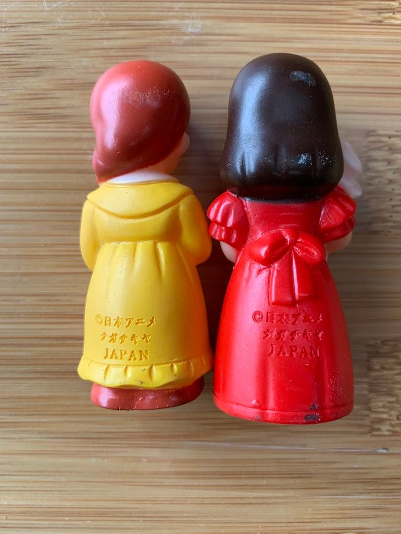 超希少 当時物ナガサキヤ 小公女セーラ、アーメンガード ソフビ指人形　2体セット