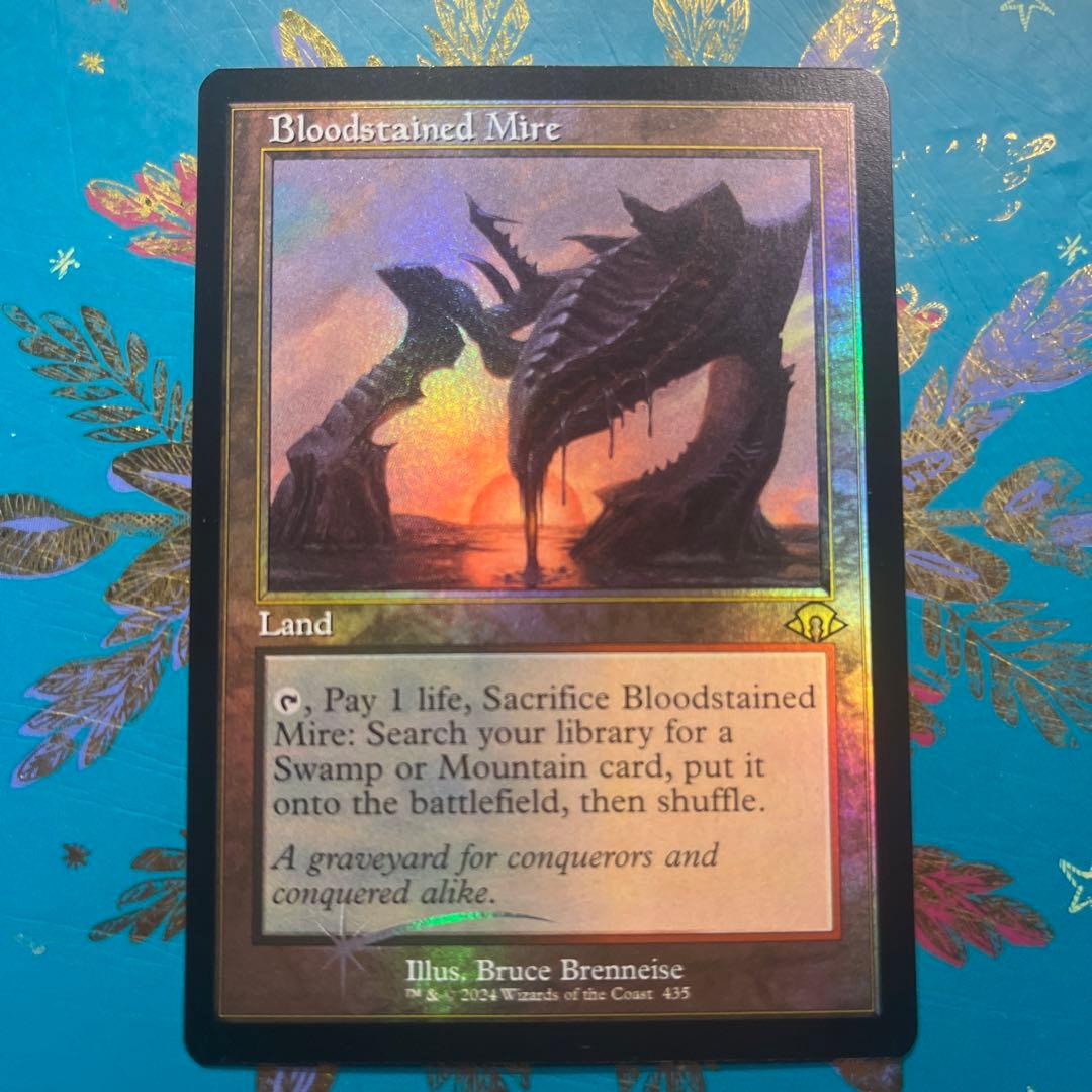 mtg 血染めのぬかるみ　foil 旧枠　英語