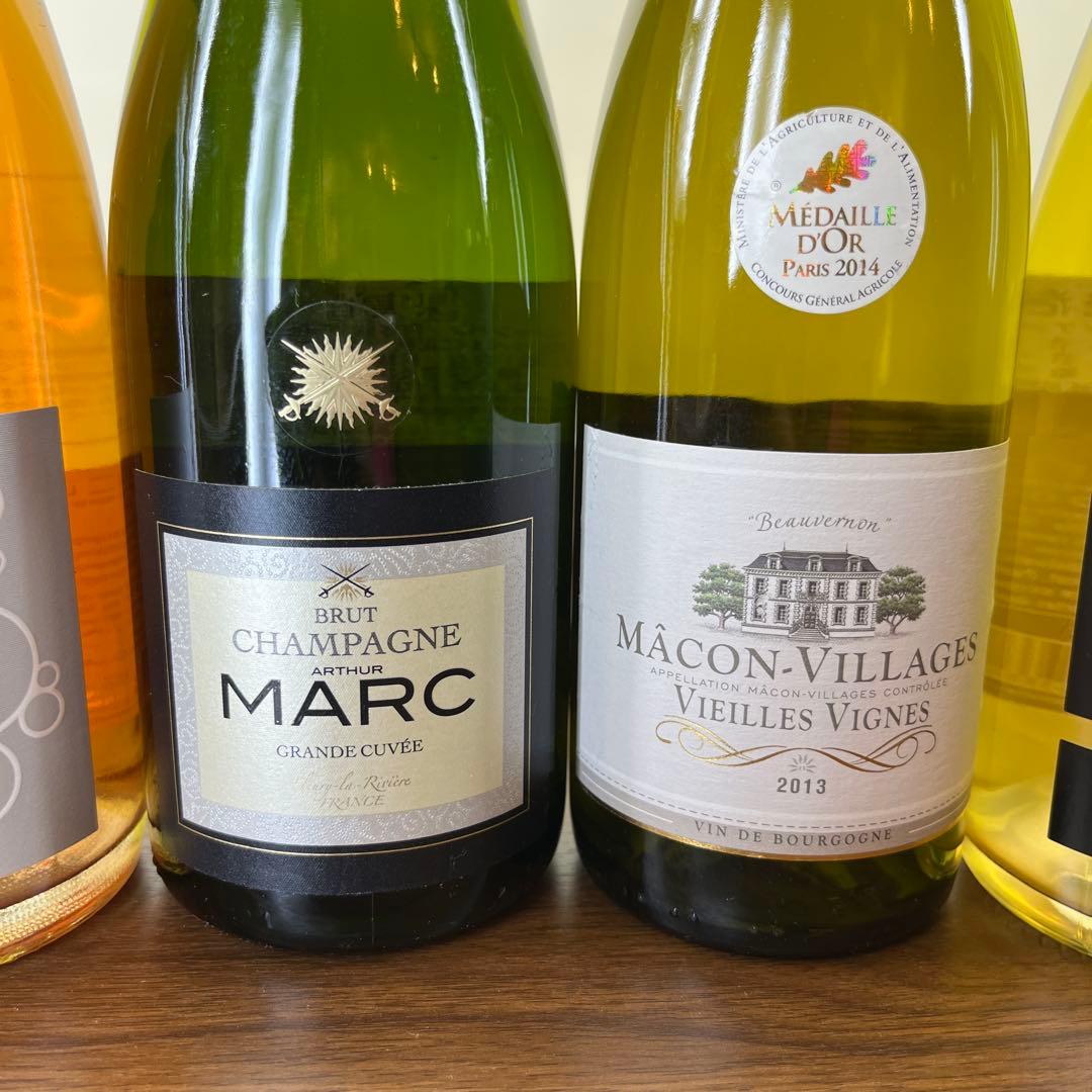 シャンパン　スパークリングワイン　白ワイン 6本セット　詰合せ　飲み比べ