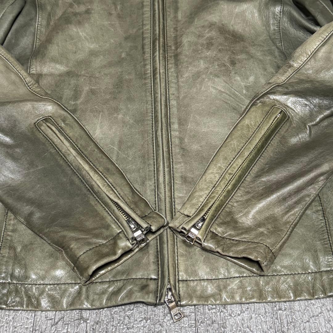 90sy2k ルイスレザー ビンテージ加工 アーカイブ アメカジ 上質 激レア