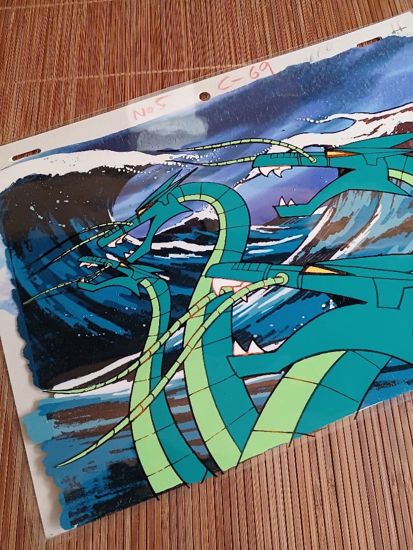 ♥️夏祭り価格♥️EDOYA　　背景画付き UFO戦士ダイアポロン　円盤鉄人