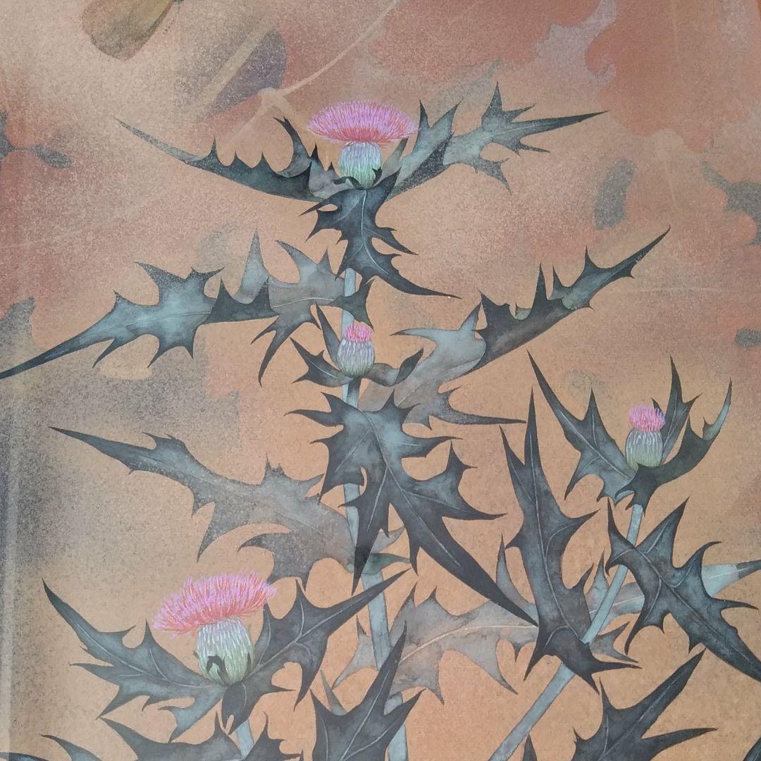 日本画　仲林敏次作　50号