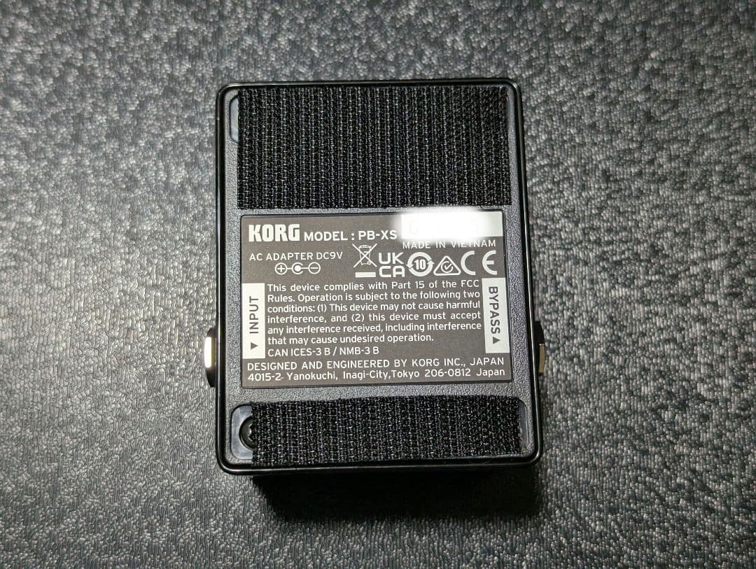 KORG Pitchblack XS ペダルチューナー