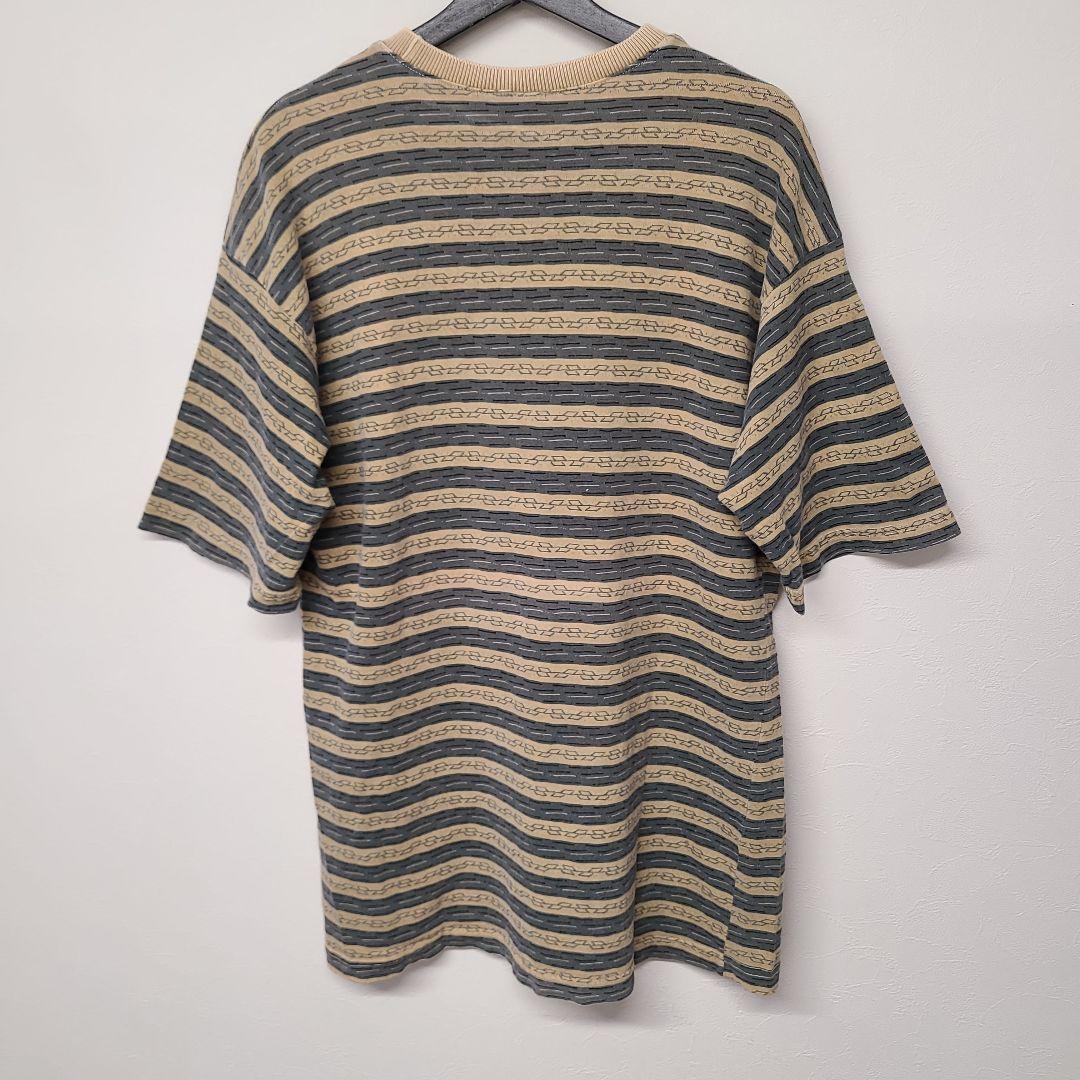 80s USA製 GRAMICCIグラミチ ジャガードボーダーT ポケットT