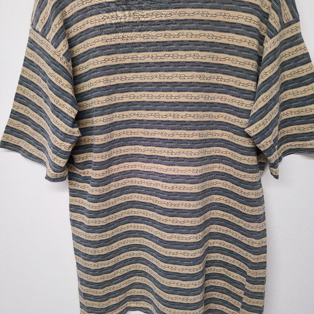 80s USA製 GRAMICCIグラミチ ジャガードボーダーT ポケットT