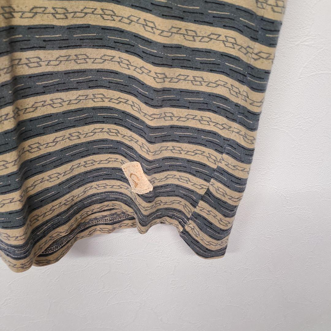 80s USA製 GRAMICCIグラミチ ジャガードボーダーT ポケットT