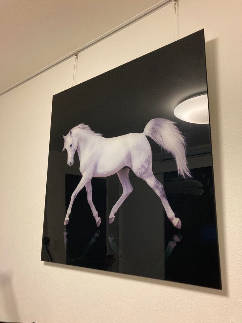 フランフラン　白い馬　現代アート作品