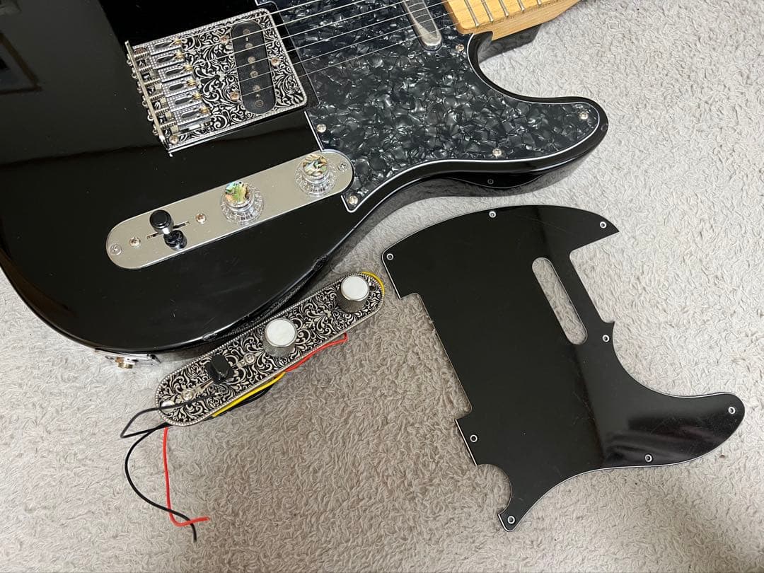 激レアESP？テレキャスター ブラック黒Telecaster エレキギター完動品