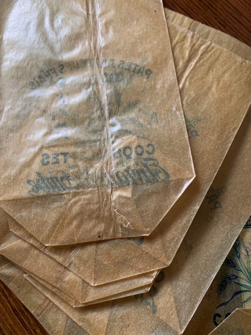 海外紙物　おすすめ　フランス　グラシン マルシェ袋　50枚　大量